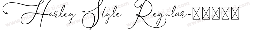 Harley Style Regular字体转换